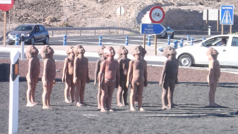 ROUNDABOUTS AS GALLERIES - FUERTEVENTURA 2012 - Phots by ROBERTO ALBORGHETTI - CAMINOS