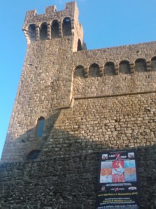 ALDOBRANDESCA FORTRESS, PIANCASTAGNAIO, TUSCANY (ITALY), COLORS OF AN APOCALYPSE SHOW BY ROBERTO ALBORGHETTI 2012