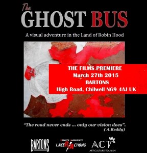 THE GHOST BUS flyer - March 27 - Bartons