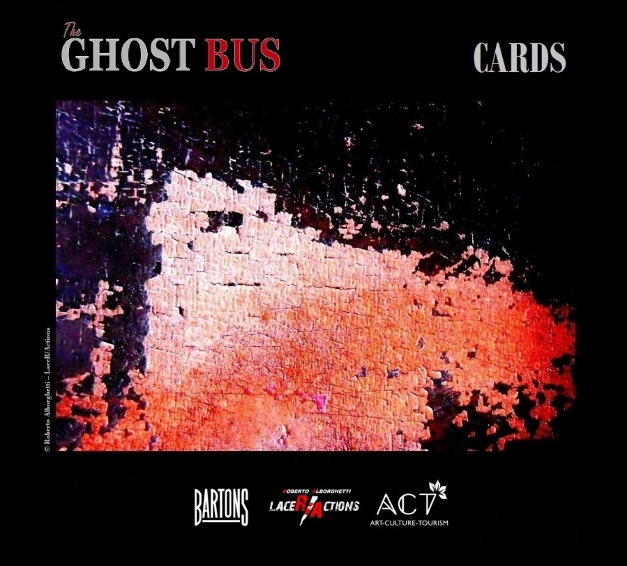 THE GHOST BUS - THE CARDS SERIES, WORK#1 -© Roberto Alborghetti – LaceR/Actions 