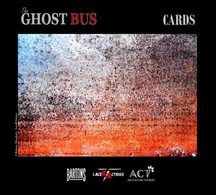ROBERTO ALBORGHETTI, THE GHOST BUS, CARD # 5 ("HORIZONS") FROM THE SHORT FILMS PREMIERED ON MARCH 27, UK , WITH BARTONS PLC AND ACT GROUP. 