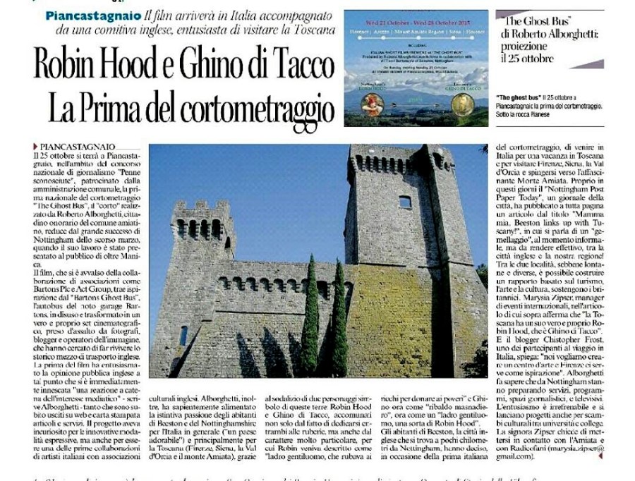 CORRIERE DI SIENA AGO 2015